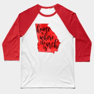 Home is where the arch is Baseball T-Shirt